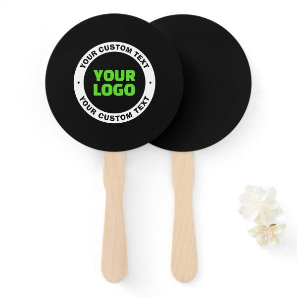 Add Your Own Business Logo or Uploaded Design Hand Fan