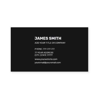 Add Your Own Image Custom Extravagant Black