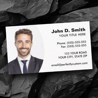 Add your own photo modern professional