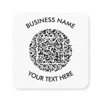 Add your own round QR Code Scan Minimal Simple Square