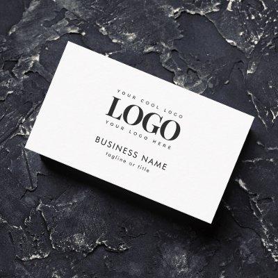 Add Your Rectangle Business Logo Qr Code Company