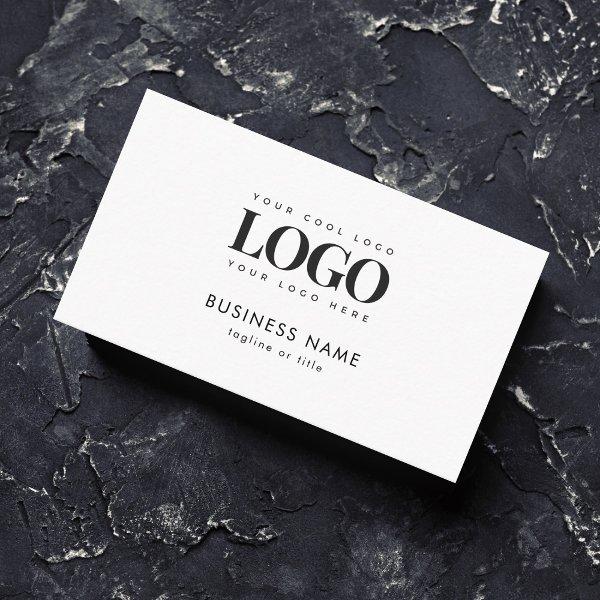 Add Your Rectangle Business Logo Qr Code Company
