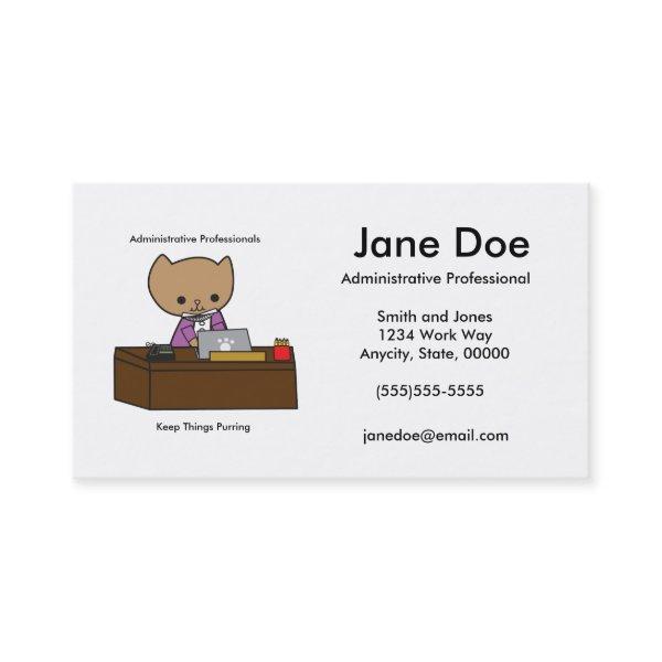 Administrative Professionals Keep Things Purring