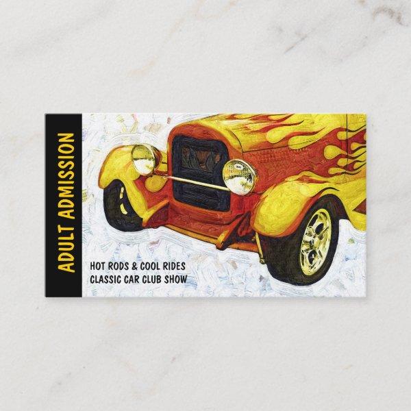 Admission Ticket for Classic Auto Show or Club