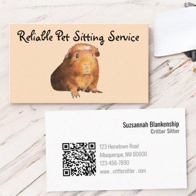 Adorable Brown Guinea Pig Photograph