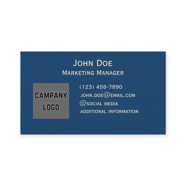 advanced blue Front And Back
