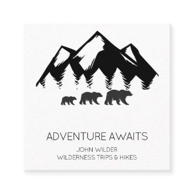 Adventure Awaits Rustic Bears Wilderness Guide Square