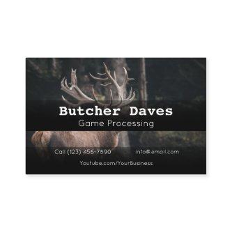 Advertise Game Deer Animal Processing Company Busi