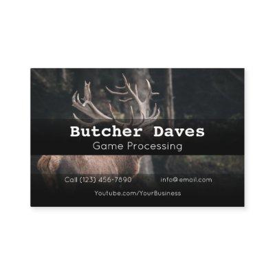 Advertise Game Deer Animal Processing Company Busi