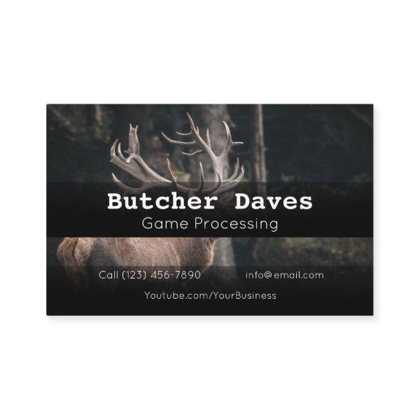 Advertise Game Deer Animal Processing Company Busi