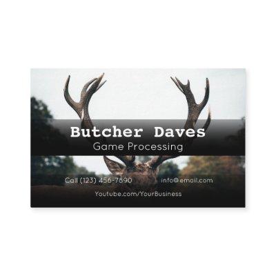 Advertise Game Deer Animal Processing Company