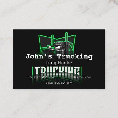 Advertise Trucking Company Services Hauling Busine