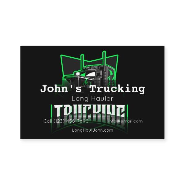 Advertise Trucking Company Services Hauling Busine