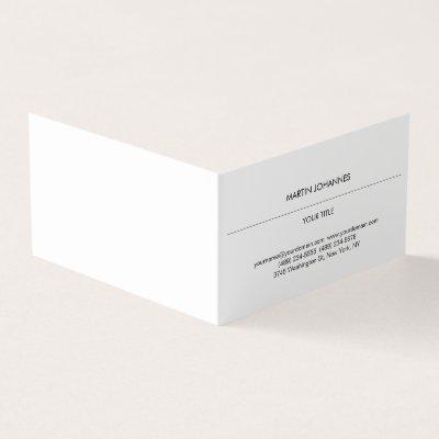 Aesthetic Plain Professional White Modern