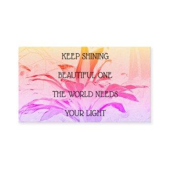 Affirmation  Gift Insert Customizable
