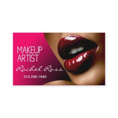 African America Big Glossy Lips | fuschia