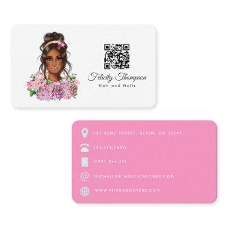 African American Hairdresser QR Code