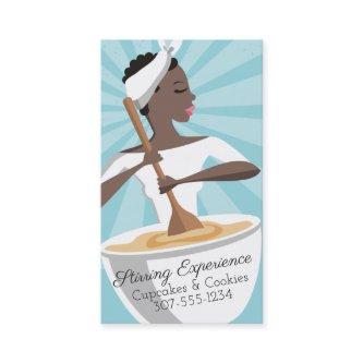 African American woman bakery