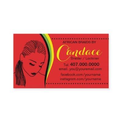 African Loctician Hair Braider Salon