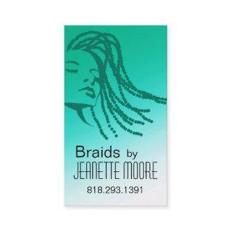 Afrocentric Braids Hair Stylist - aqua