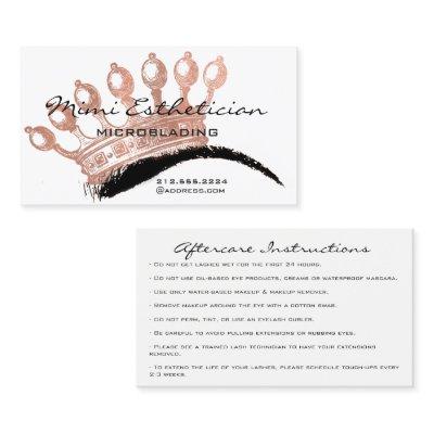 Aftercare Brows Rose Crown Microblading