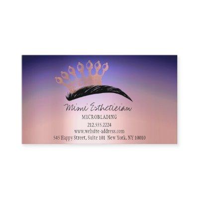 Aftercare Instruction Eyebrow Crown Pink Blue