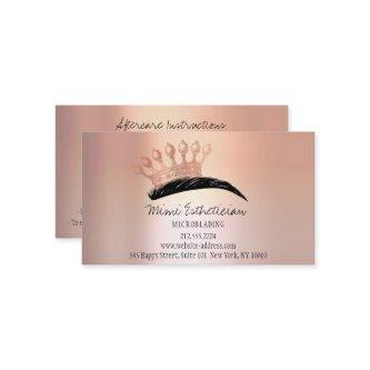 Aftercare Instruction Eyebrow Crown Rose CrownLogo
