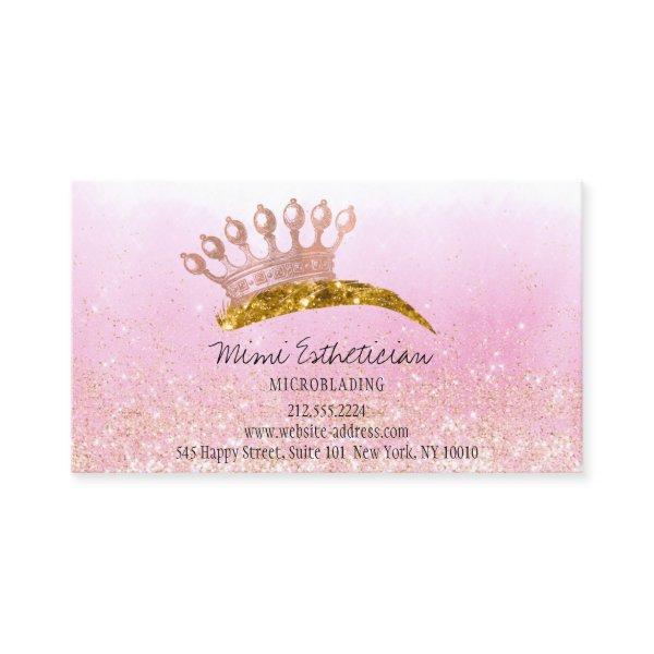 Aftercare Instruction Eyebrow Crown Rose Gold Logo