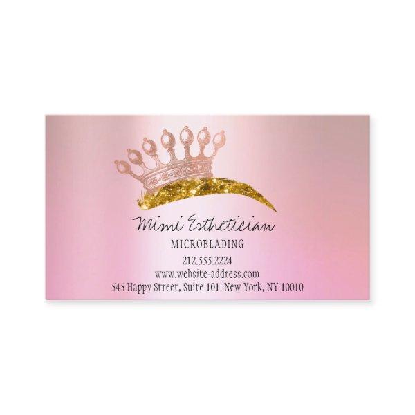 Aftercare Instruction Eyebrow Crown Rose Pink Gold