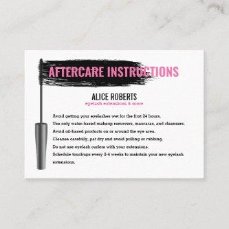 Aftercare Instructions for Eyelashes  Brow Bar