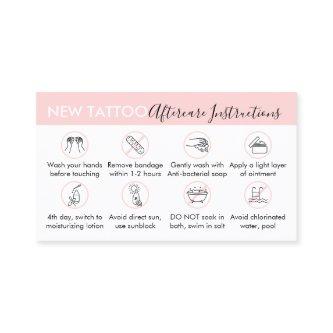 Aftercare Instructions for Tattoo