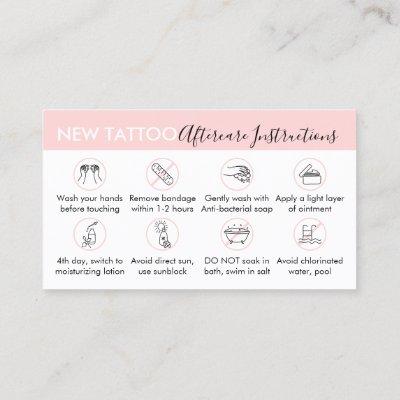 Aftercare Instructions for Tattoo