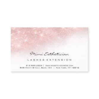 Aftercare Instructions Lash Pink Glitter White