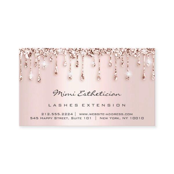 Aftercare Instructions Lash Rose Glitter DripBlush