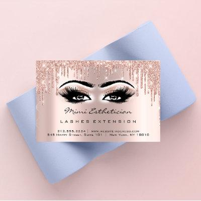 Aftercare Instructions Lash Rose Gold Drips Eyes