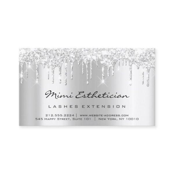 Aftercare Instructions Lash Silver Gray Drips Pink