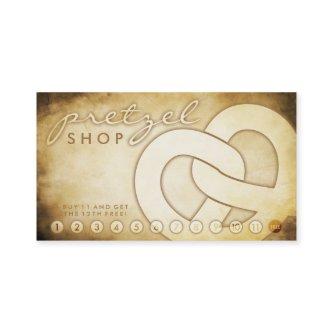 aged pretzel shop loyalty card
