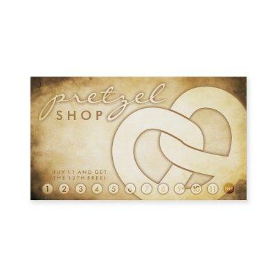 aged pretzel shop loyalty card