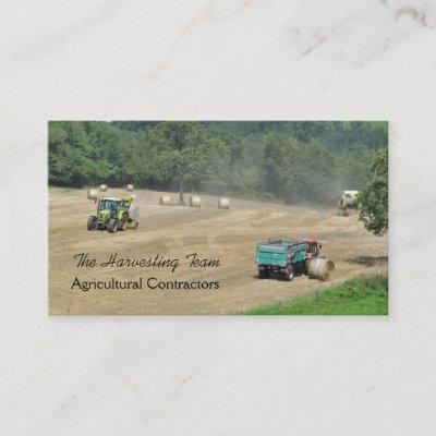 Agricultural harvesting contractor