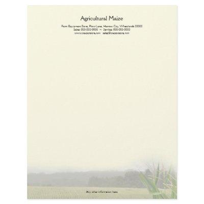 Agricultural Maize main page