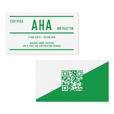 AHA Instructor Scan Code