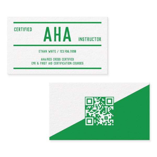 AHA Instructor Scan Code