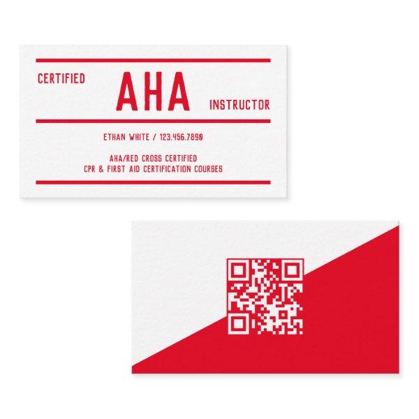 AHA Instructor Scannable