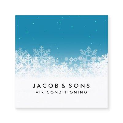 Air Conditioning Heating Cooling Snowflakes Busine Square