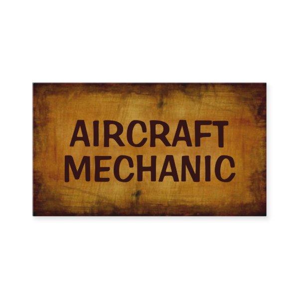 Aircraft Mechanic Antique