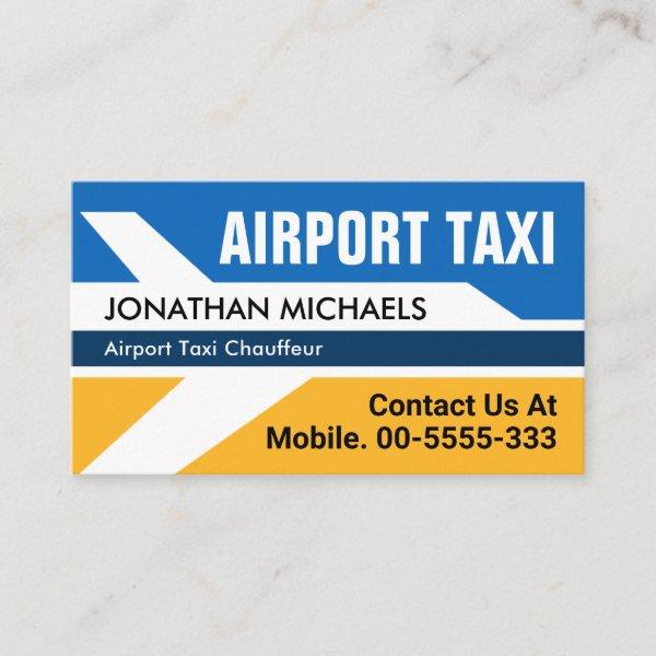 Airplane Flying Airport Taxi Service