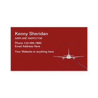Airplane Inspector And Mechanic