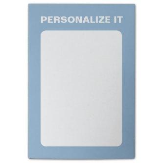 Airy Blue Modern Personalized Versatile Post-it Notes