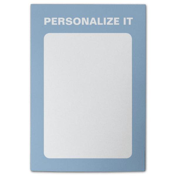 Airy Blue Modern Personalized Versatile Post-it Notes