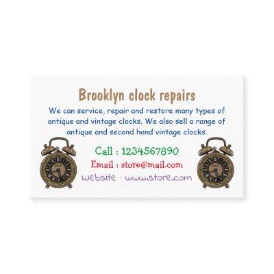 Alarm clock cartoon illustration